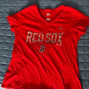 Majestic Red Boston Red Sox Tee